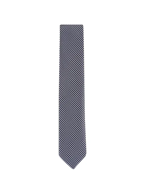 TOM FORD patterned tie Blue STE001S0232TAW