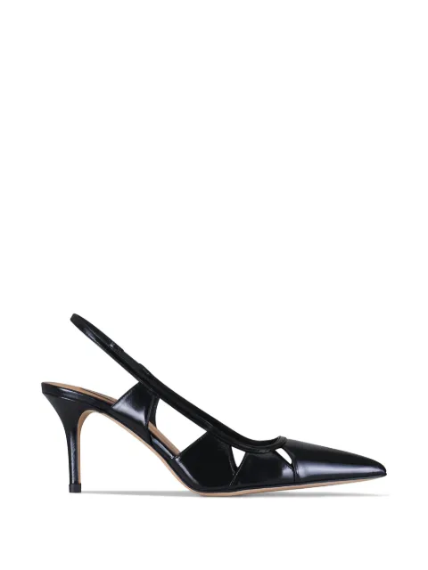 Arteana Savana slingback pumps Black SS26SAVBLASP75
