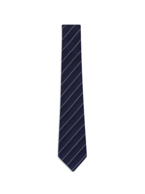 Zegna striped tie Blue Z3C46TA31PBBL1