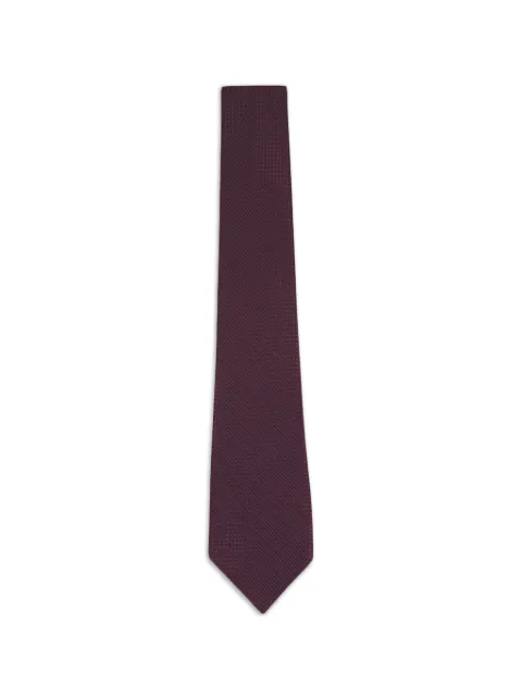 Zegna textured silk tie Red Z3C33TA31PBBU1