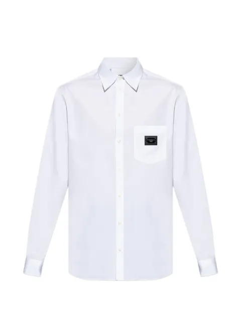 Dolce & Gabbana logo-plaque shirt White G5JG4TGK006