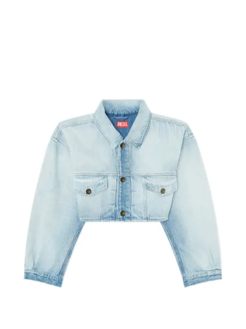 Diesel oversized cropped trucker jacket Blue A23128007EE
