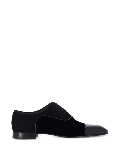Christian Louboutin cap-toe derby shoes Black 1260607BK01