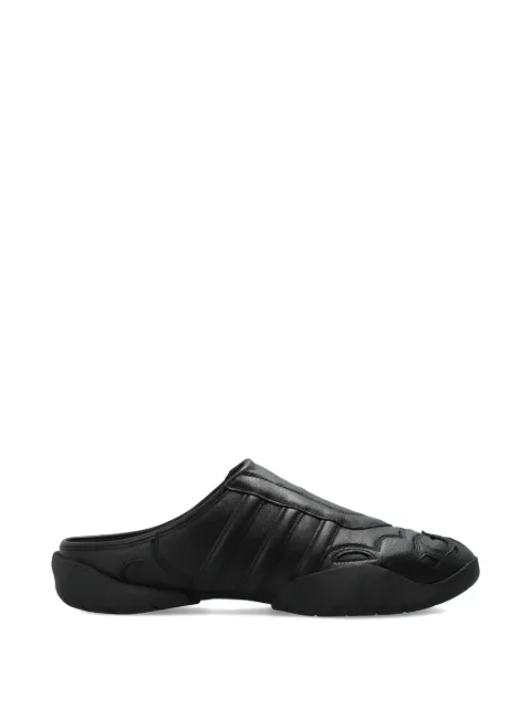 Y-3 Regu embroidered leather mules Black HP9991