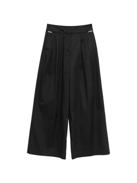 Peserico pleated wide-leg trousers Black A0455401979