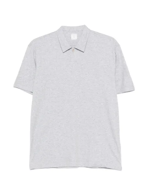 Eleventy buttoned short-sleeve polo shirt Grey M75POLM12TES0M207