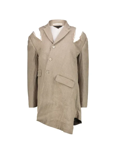 Comme Des Garçons cut-out blazer Neutrals GQJ027