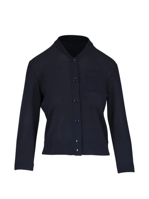 Dorothee Schumacher pocket button knit top Blue 410202898NVY