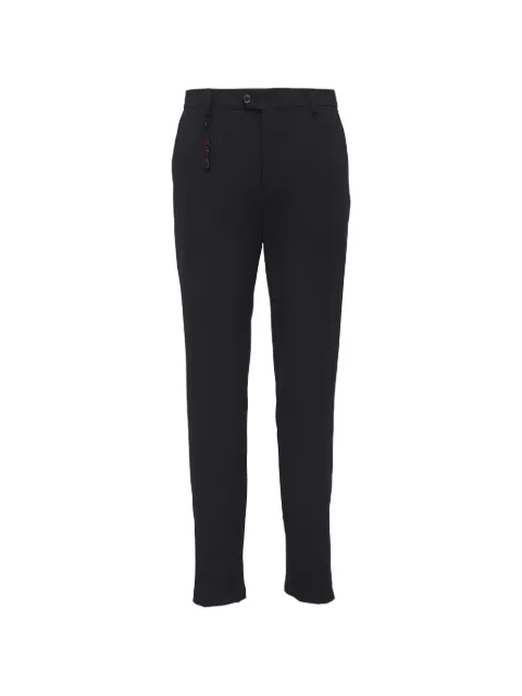 Marco Pescarolo belt-loop pocket trousers Blue 531716