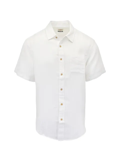 FAHERTY button linen shirt White MWS2515BBA