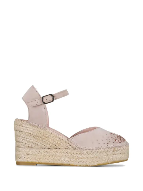 Ron White embellished heeled espadrilles Pink BREEZAOYSTER