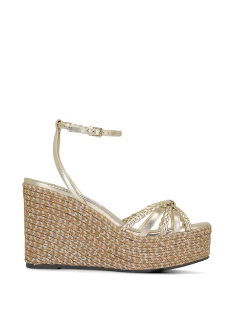 Jimmy Choo Dree braided platform espadrilles Gold J000182537