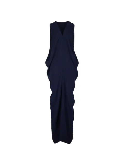 Zero + Maria Cornejo draped maxi dress Blue D26SCP703INKJET