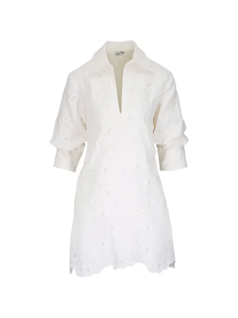 SIMKHAI Crissy ruffled mini dress White 2261191SWIVORY