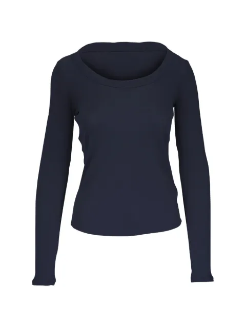 Dorothee Schumacher long-sleeve knit top Blue 428501899