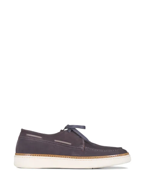 Aquatalia Bora suede lace-up boat shoes Grey BORAGREYSUEDE