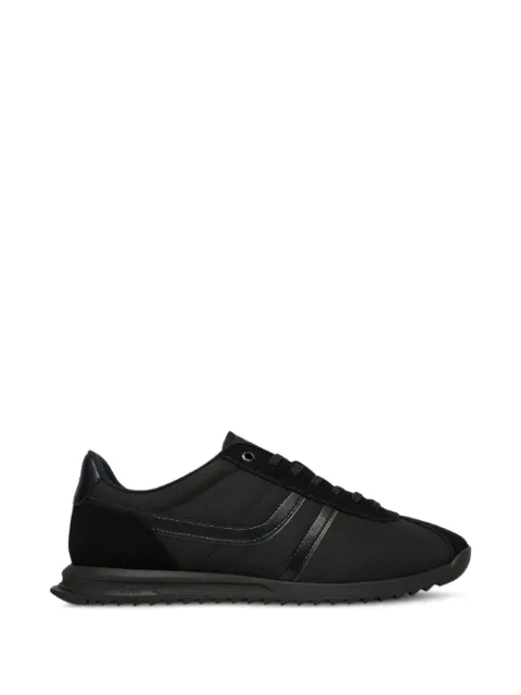 BOSS logo trainers with faux suede trims Black 50562818