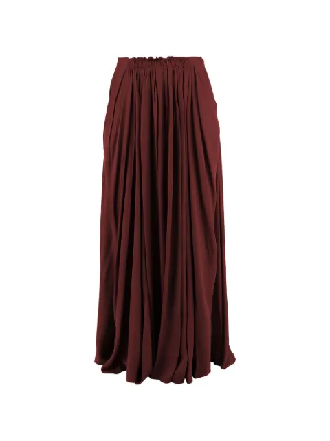 SA SU PHI gathered skirt Red S26225C0505