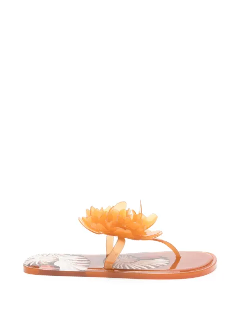 FARM Rio flower flip flops Brown 354785