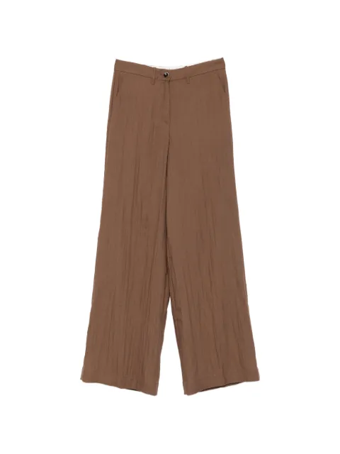 Nine In The Morning Karen belt-loop trousers Brown 9SS26KRN57