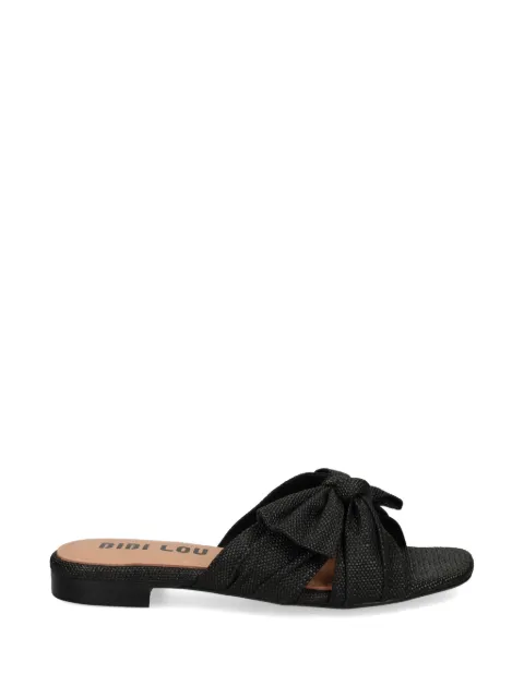 Bibi Lou Karsie bow sandals Black 884Z69HG
