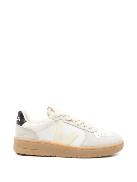 VEJA V-82 suede panelled sneakers Neutrals VE3320942
