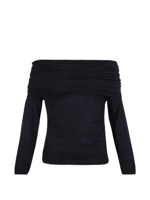 Max Mara removable knitted top Blue MXMFARETRABLUMARINO