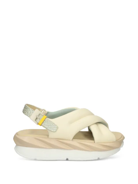 4CCCCEES Mellow Mana criss-cross sandals Neutrals MELLOWMOA