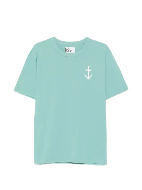 LA PAZ logo-print T-shirt Brown SS260080220