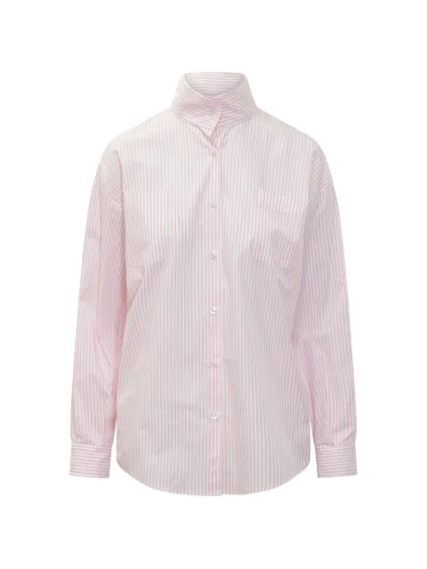 LE SULLY STUDIO striped collared shirt Pink 2738QEEN