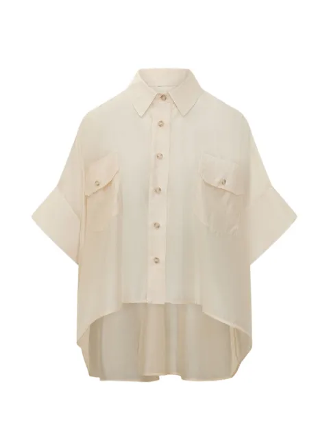 LE SULLY STUDIO chest pocket shirt Neutrals 2733ALIANTE