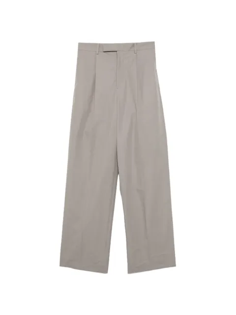 Jil Sander cotton drill trousers Grey J21KA0322J45340