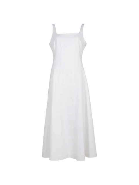 Theory square-neck panelled idi dress White Q0203627