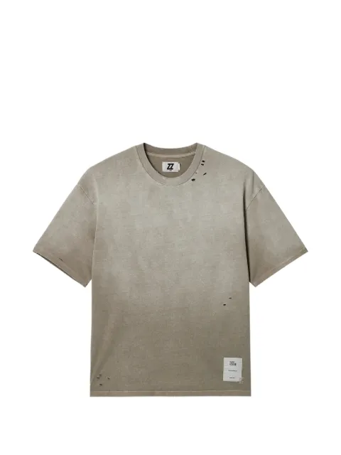 izzue distressed T-shirt Neutrals IZXTEM00443X