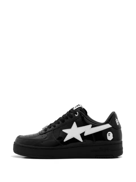 A BATHING APE® Bape Sta #2 leather sneakers Black 001FWM301302M