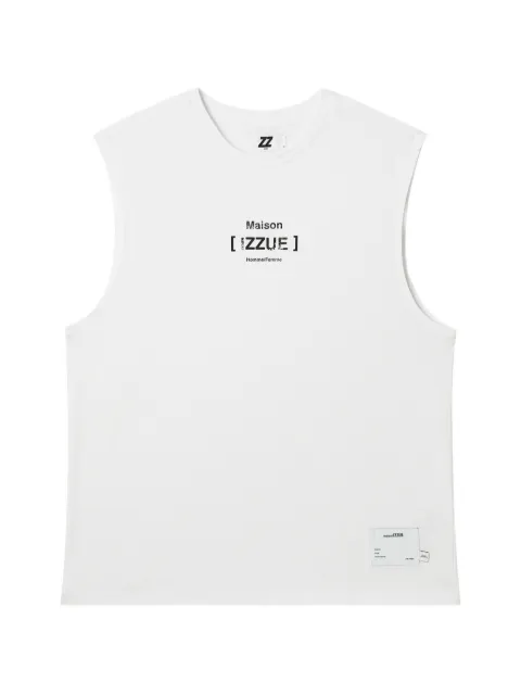 izzue sleeveless T-shirt White IZXVTM00472X