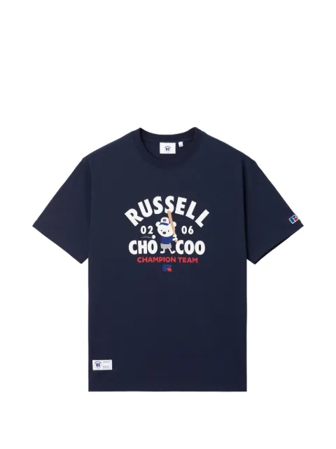 CHOCOOLATE bear-print T-shirt Blue B1XTEM00736X