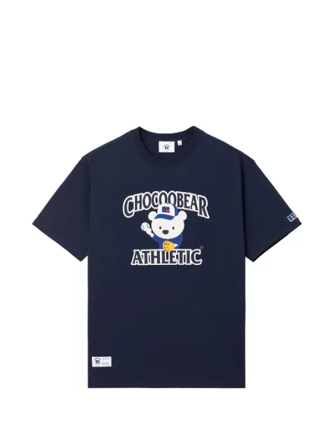 CHOCOOLATE bear-print T-shirt Blue B1XTEM00711X