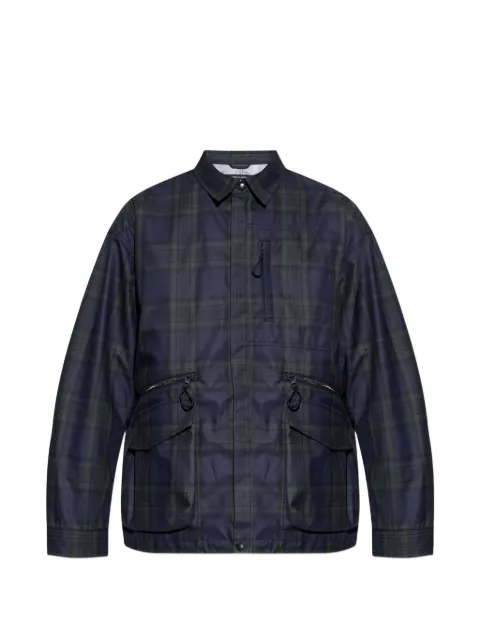 Comme des Garçons Homme tartan-check zip-up jacket Blue HQJ011