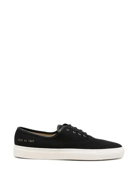 Common Projects Four Hole lace-up sneakers Black 5239