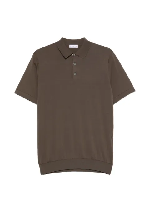 ÉPHÉMÈRE short-sleeve polo shirt Brown DK17037