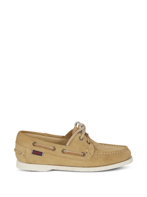 Sebago Portland lace-up boat shoes Grey 781111W