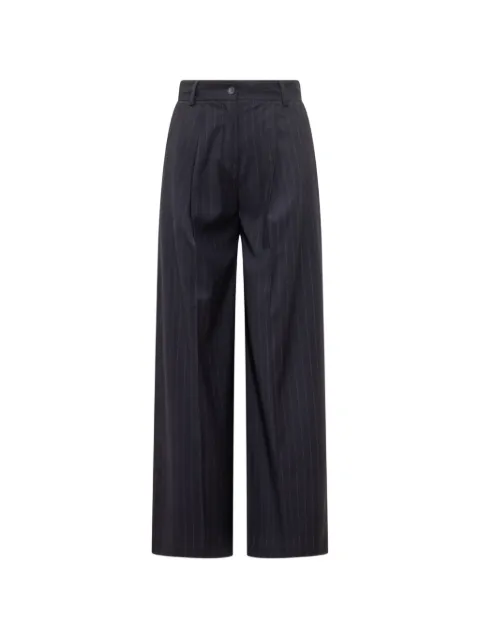 LE SULLY STUDIO pinstripe straight trousers Blue 4700SCOOPY15