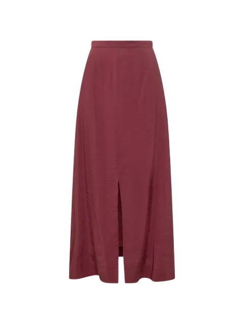 LE SULLY STUDIO slit maxi skirt Red 3351CBC001