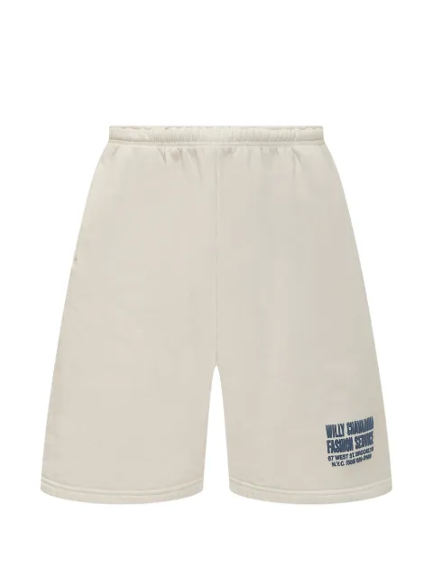 Willy Chavarria side-pocket drawstring shorts White WCJSY0182