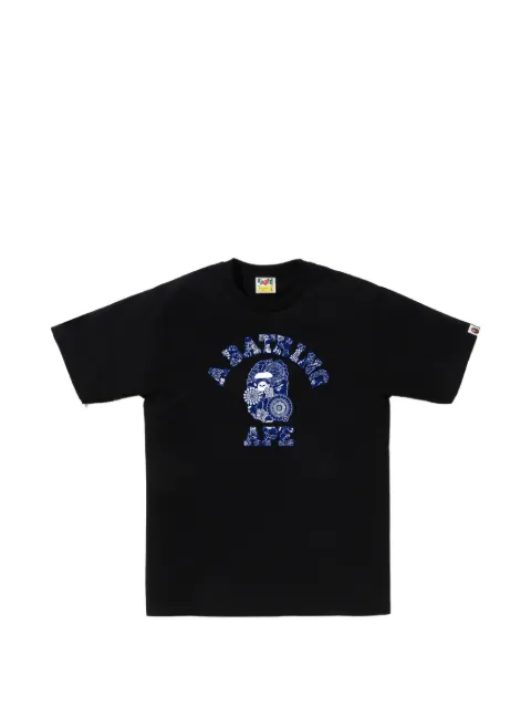 A BATHING APE® graphic-print T-shirt Black 001TEM301042M