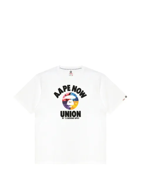 AAPE BY *A BATHING APE® graphic-print T-shirt White ATE1837XXQ