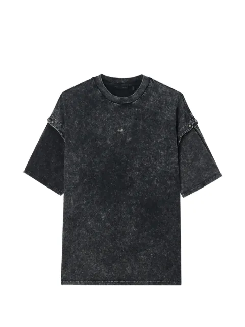 FIVE CM studded-detail T-shirt Black 5CXTEM00464X