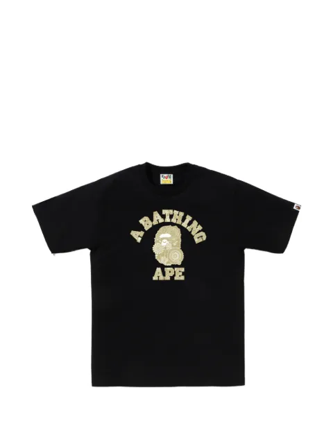 A BATHING APE® graphic-print T-shirt Black 001TEM301042M