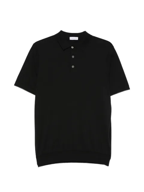 ÉPHÉMÈRE short-sleeve polo shirt Black DK17037